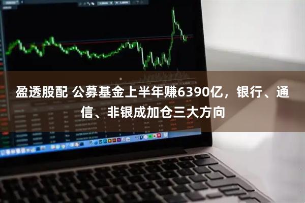 盈透股配 公募基金上半年赚6390亿，银行、通信、非银成加仓三大方向